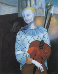 Rêve au violoncelle_huile_80x100cm