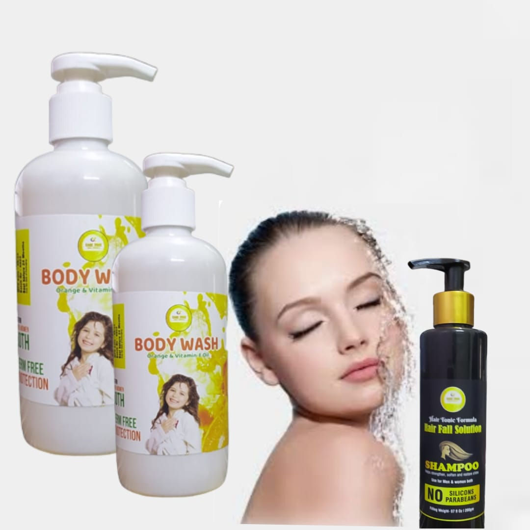 Buy 2 Body Wash Get 1 Shampoo Free