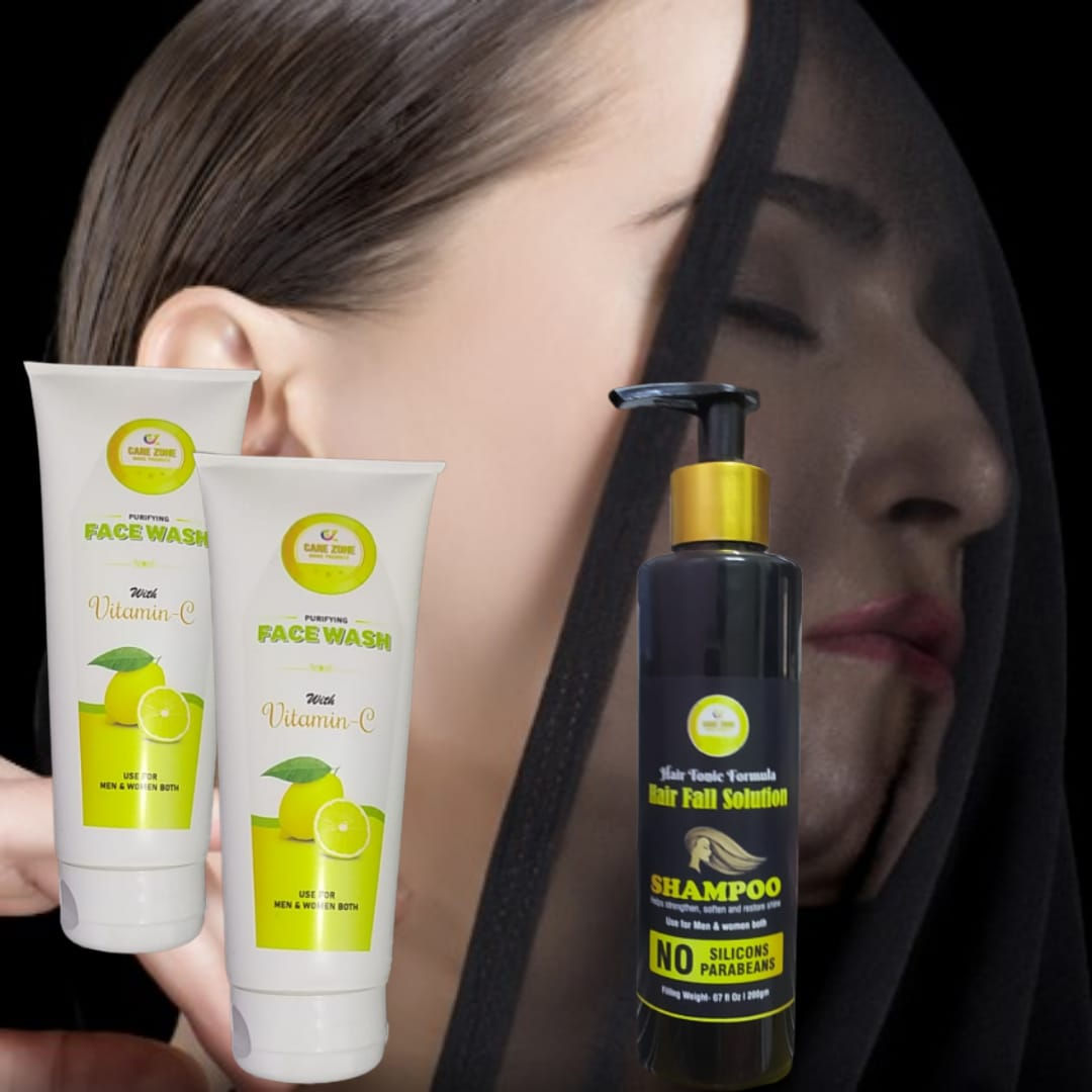 Buy 2 Face Wash Get 1 Shampoo Free