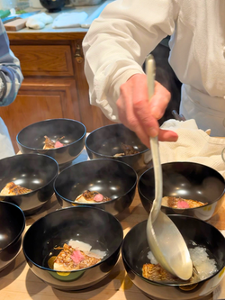 椀盛りの盛り付け