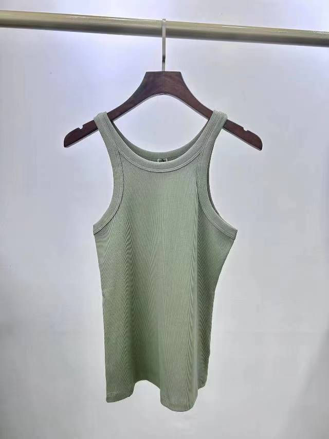 Thumbnail: Organic Cotton Racer Vest Ins Women Crop Tank Top