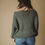 Thumbnail: Boat Neck Sweater - Basil