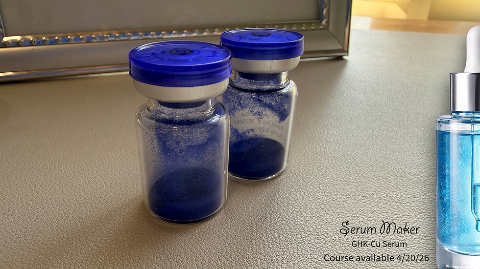 GHK-Cu for formulating skincare