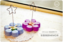 UNI Water瓶蓋手作:浪漫情話MEMO夾*