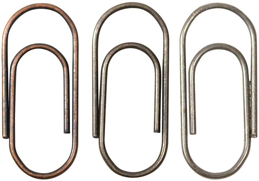 Thumbnail: 48/PKG -MINI PAPER CLIP IDEA