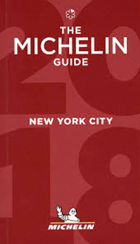 One star - 2018 New York Guide Michelin