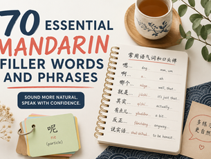 70 Essential Mandarin Filler Words and Phrases