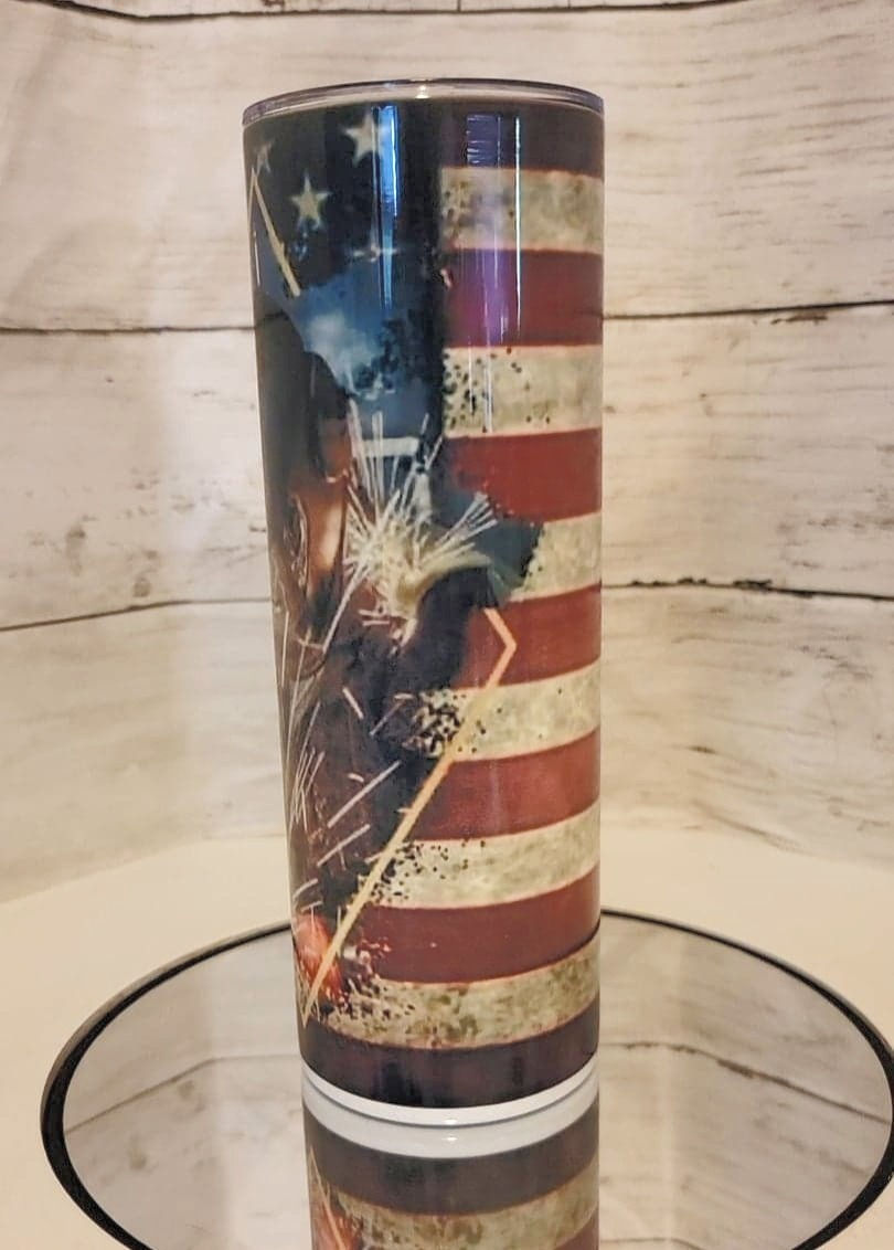 Thumbnail: American Flag Welding Tumbler