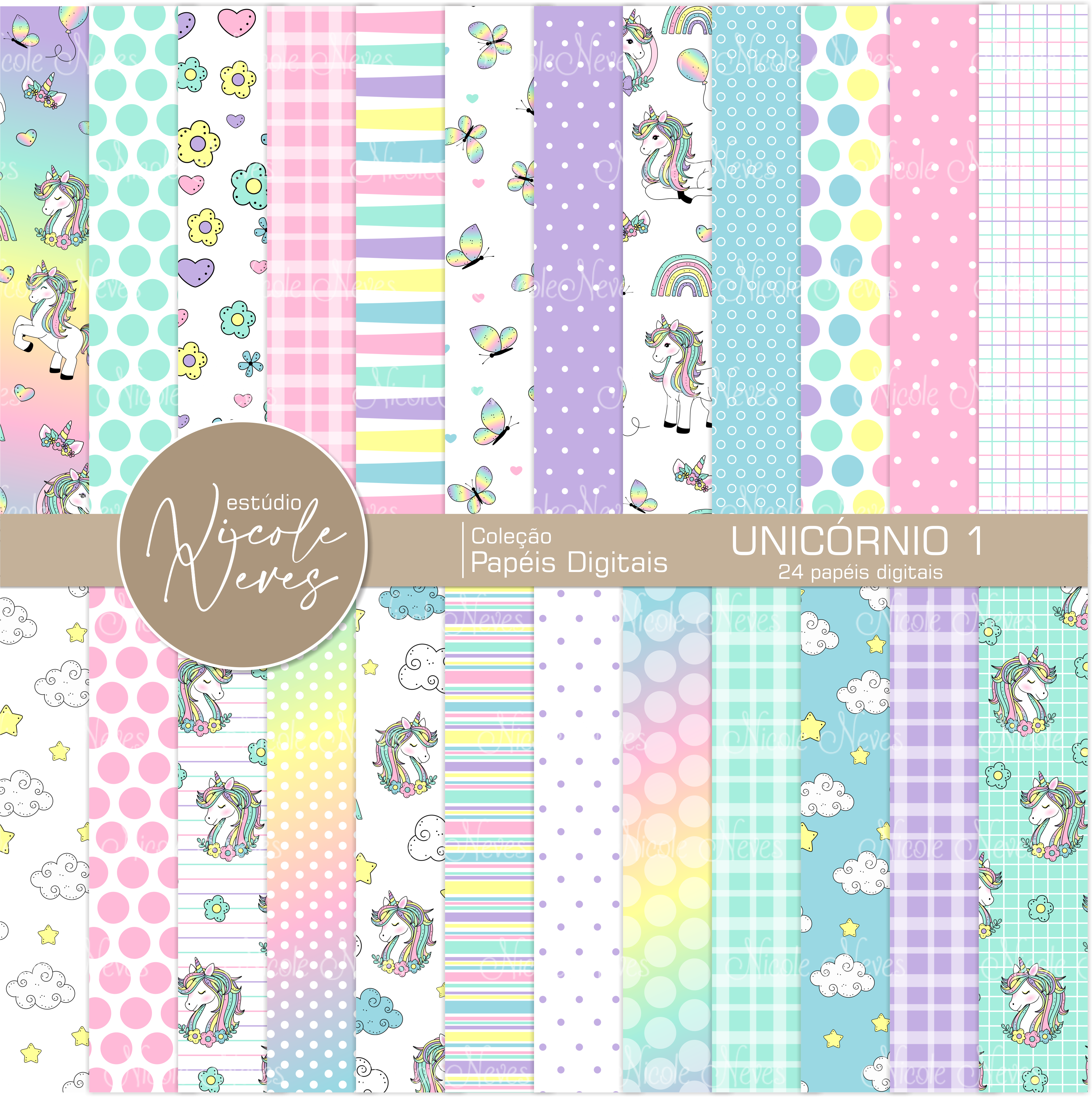 UNICÓRNIO 1 - PAPÉIS DIGITAIS