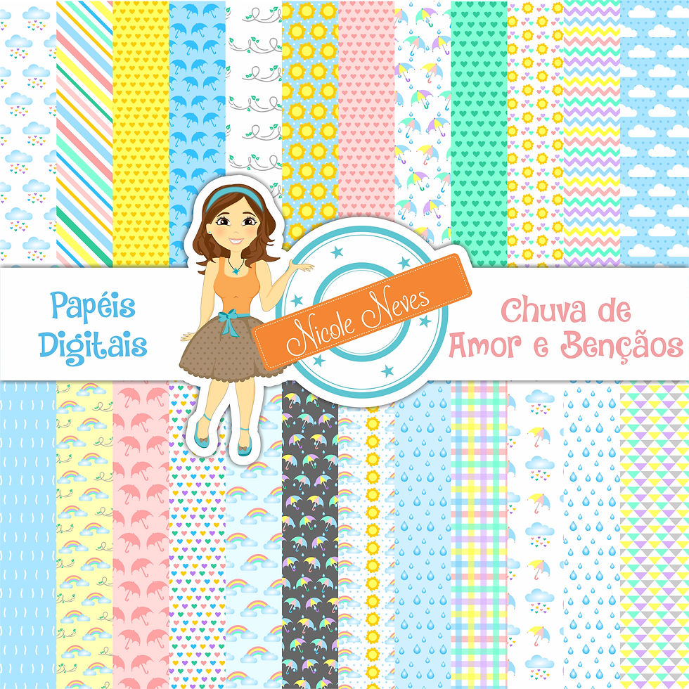 CHUVA DE AMOR - PAPÉIS DIGITAI