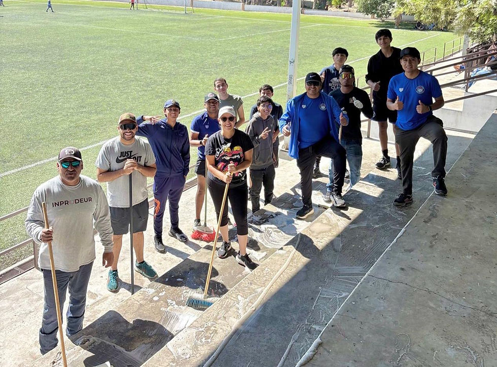 GOBIERNO DE TECATE REALIZA JORNADA INTEGRAL DE MEJORAMIENTO EN EL PARQUE LOS ENCINOS