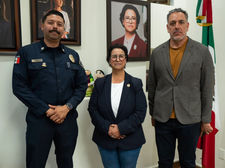 Presidenta Rocio Adame toma protesta a Rodolfo Espinoza Mena como nuevo director de Protección Civil y Bomberos de Rosarito