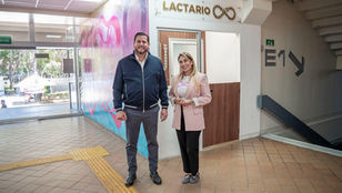 Inaugura presidente municipal Ismael Burgueño lactario en Palacio Municipal