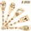 Thumbnail: Funny Engraved Bee Bamboo Wooden Spoons Deco 5pcs Set