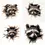 Thumbnail: 4 In 1 Cute Baby Raccoon Sticker, Suitable For Suitcase Water Bottle Pho