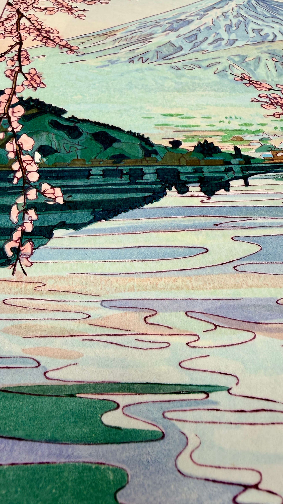 Thumbnail: Estampe japonaise de Koichi Okada