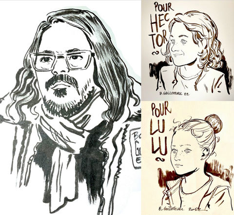 portraits Boris guilloteau en direct