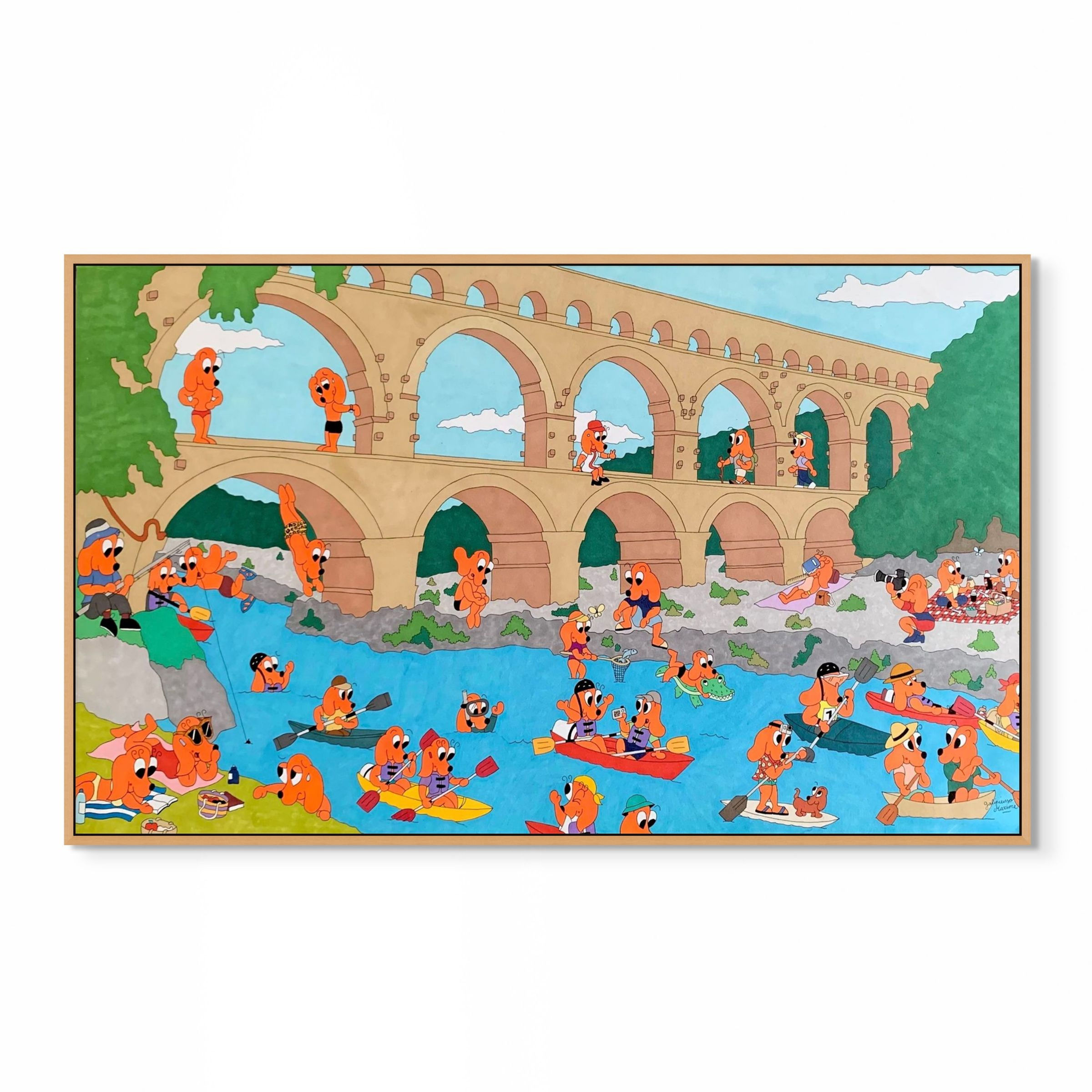 Les Aldos sur le Pont du Gard | Maxime Galipienso