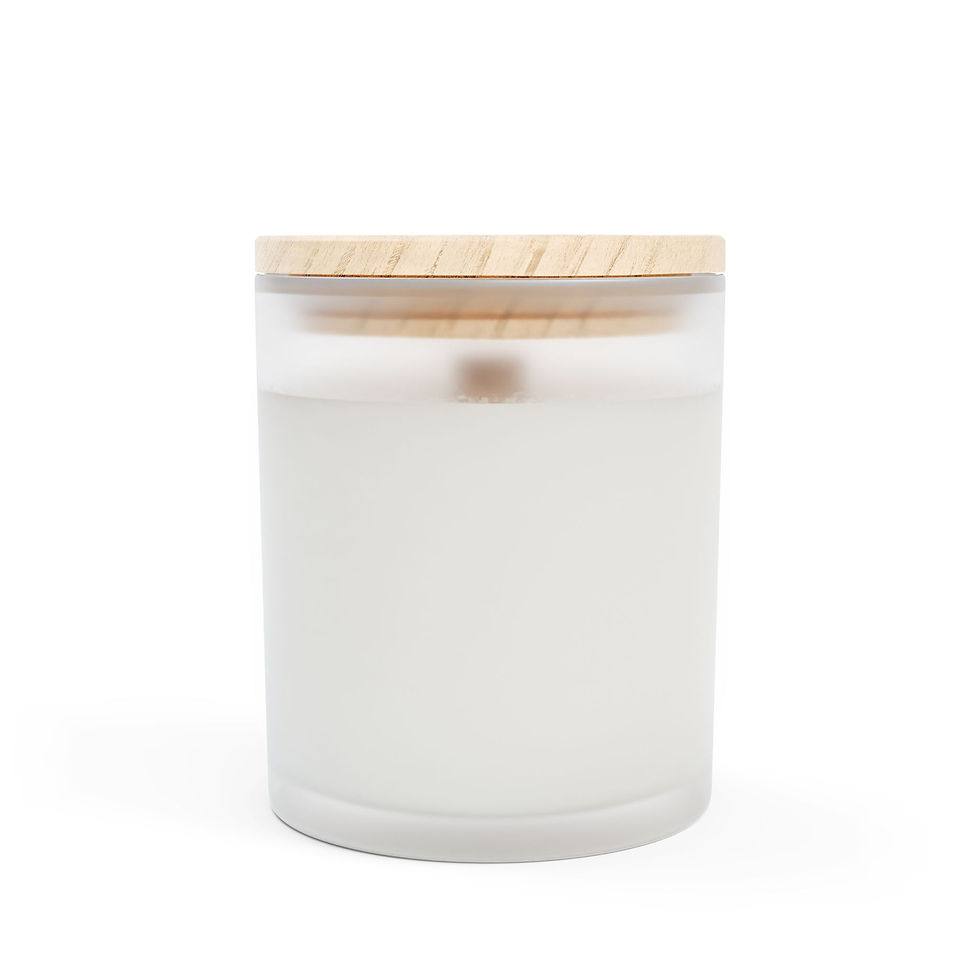 Thumbnail: Trance Lavender Candle - 11oz Frosted Glass with Bamboo Lid