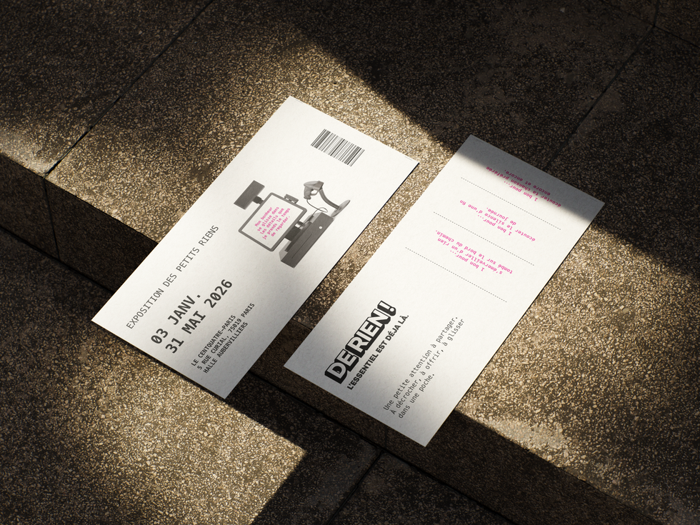 [Billet, exposition De rien!]