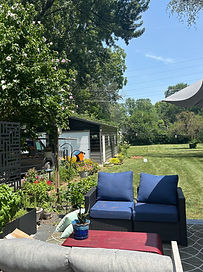 Backyard event space at Zenward