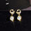 Thumbnail: Stones Swan Earrings