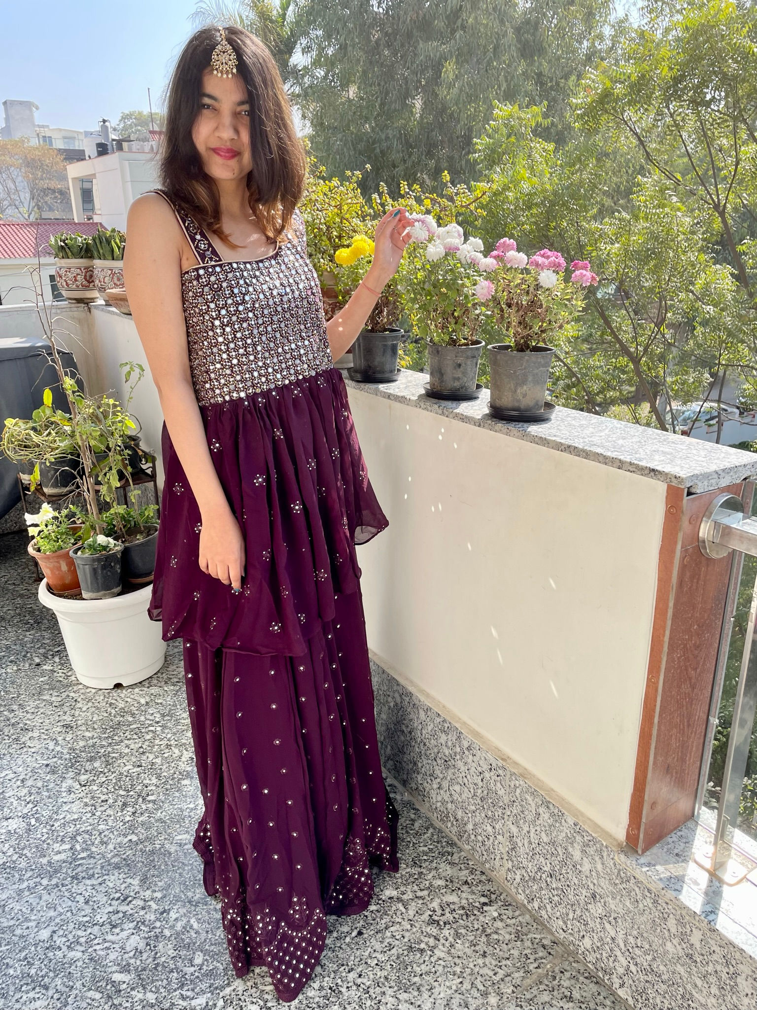 Georgette Heavy Sequin Lehenga Choli