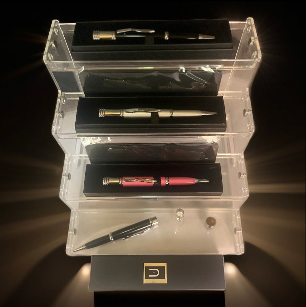 Thumbnail: Black Secret Atomiser Pen with 2ml sample, perfect for on-the-go spritzing at the office or anywhere