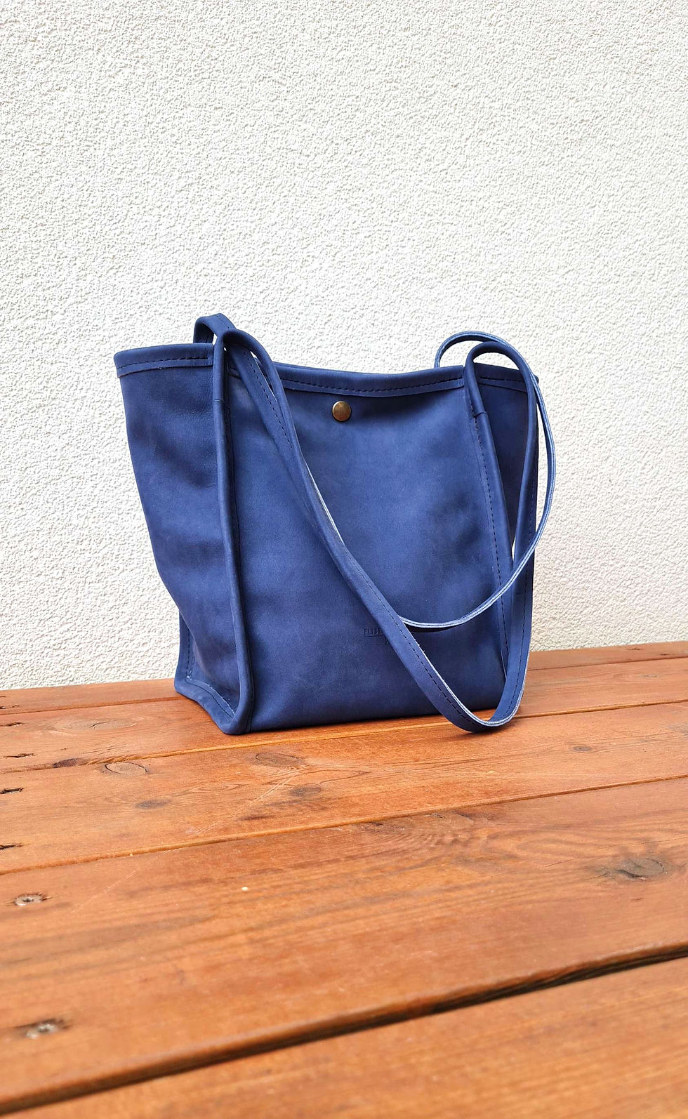 Miniature : Sac en cuir L'Intrépide bleu