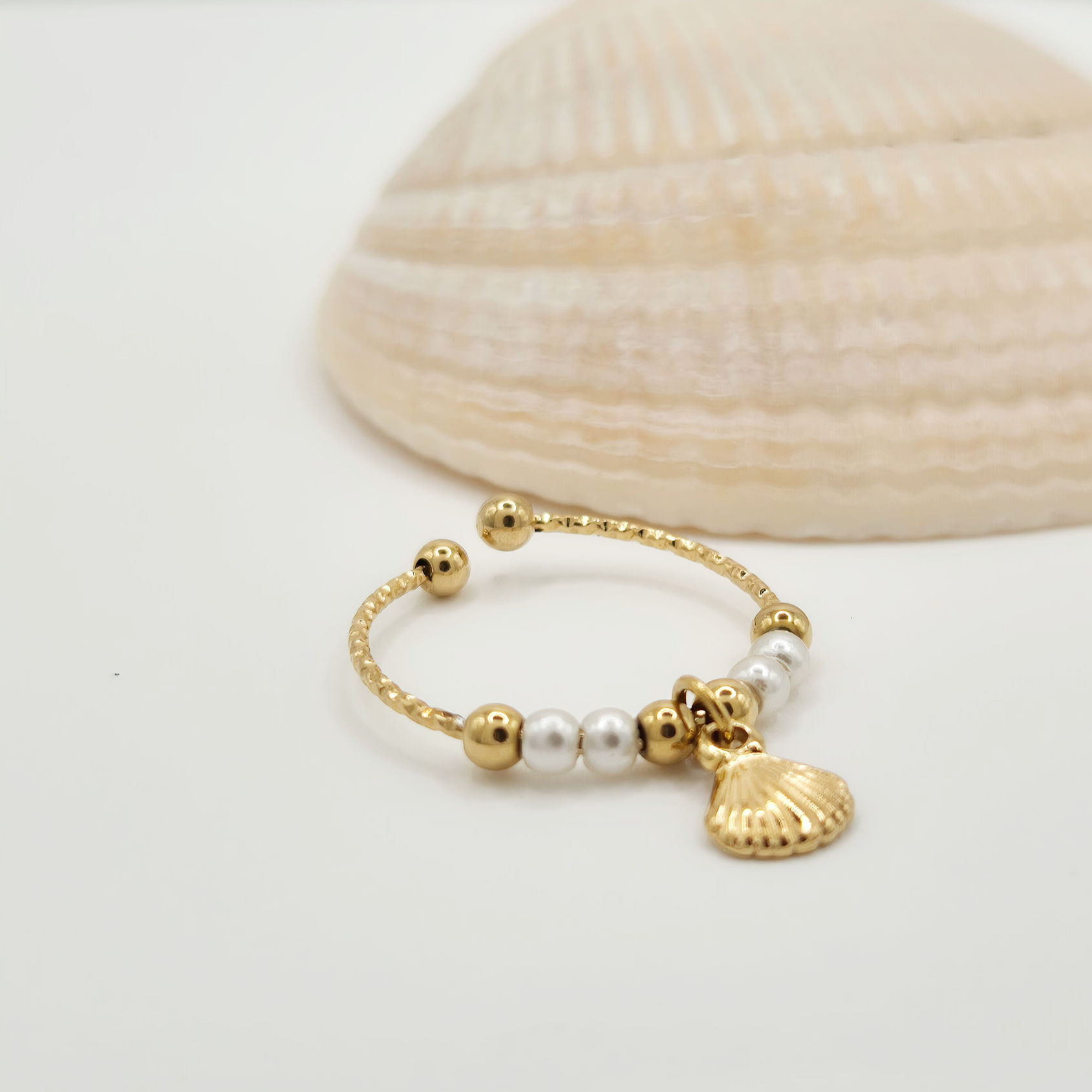 Bague coquillage