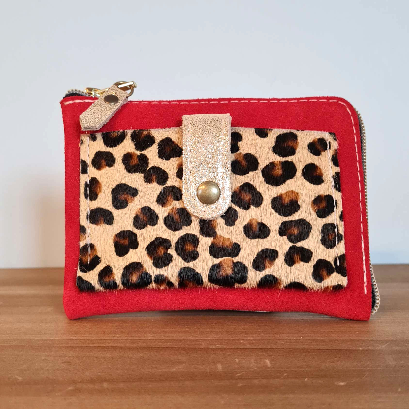 Portefeuille Isa rouge