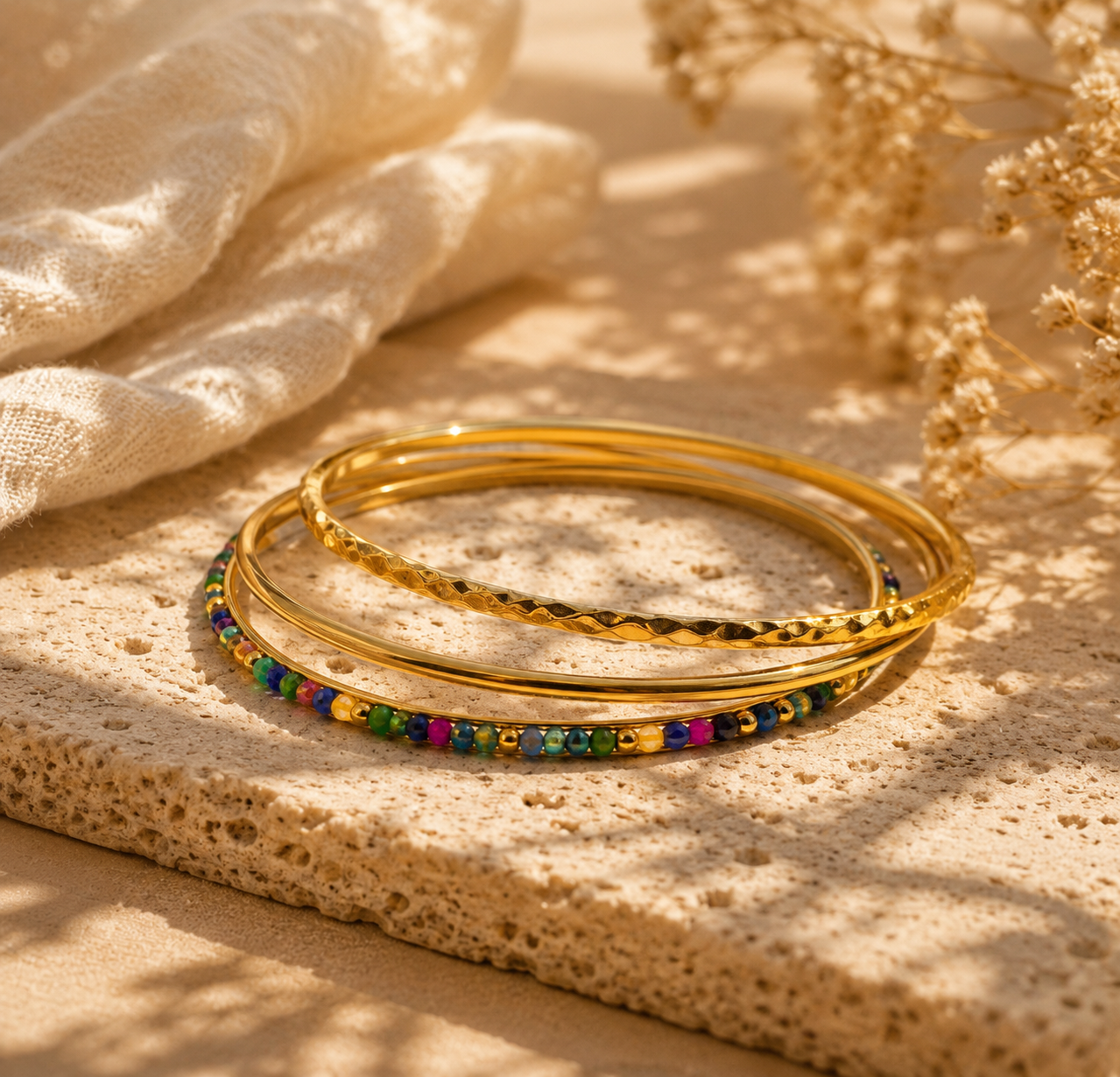 ensemble de bracelets jonc