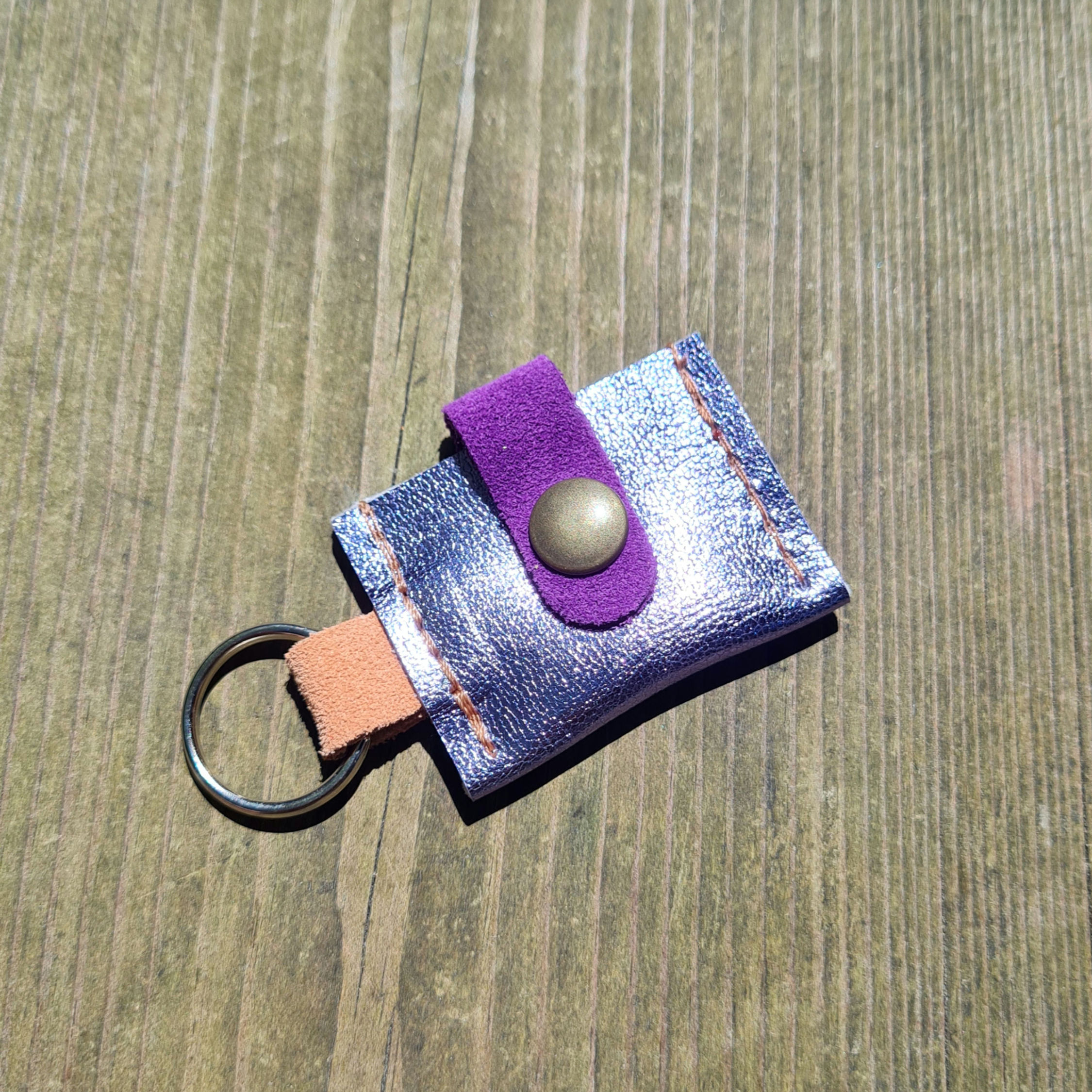 Raymond violet métallisé, saumon