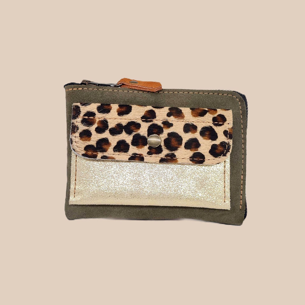 Isa kaki léopard doré