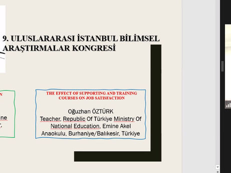 We Held the 9th International Istanbul Scientific Congress!