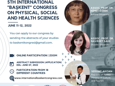 Applications for the 5th International "BaÅŸkent" Congress Have Begun!