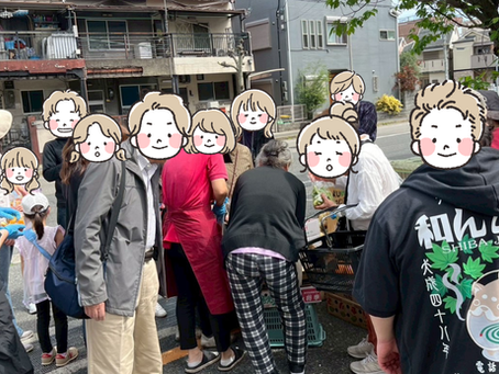 春のぽかぽか陽気の中で🌸サンホームあまがさき春祭りに出店しました!