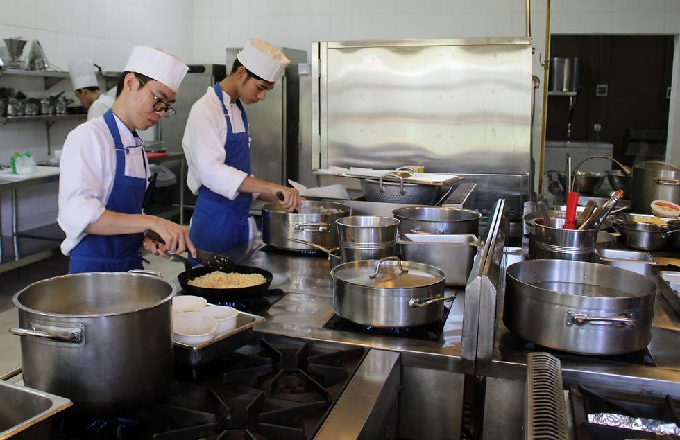 Les cuisines du Topaz aujourd'hui
