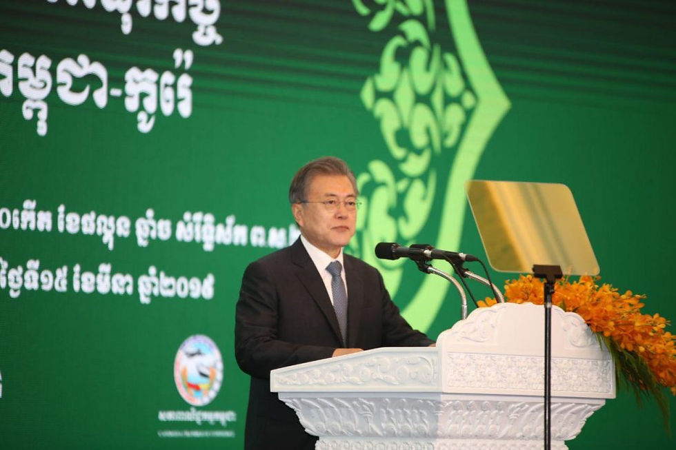 Le président sud-coréen Moon Jae-in