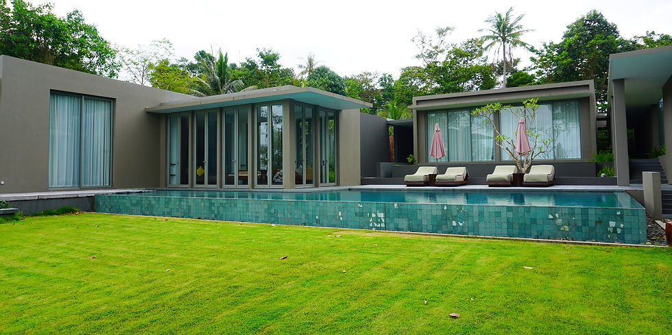 De la grande villa familiale de luxe...