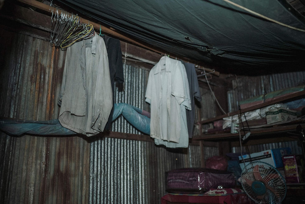 La petite cabane en tôle de Long Chheang
