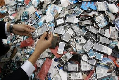 4500 portables Nokia saisis et détruits par la police