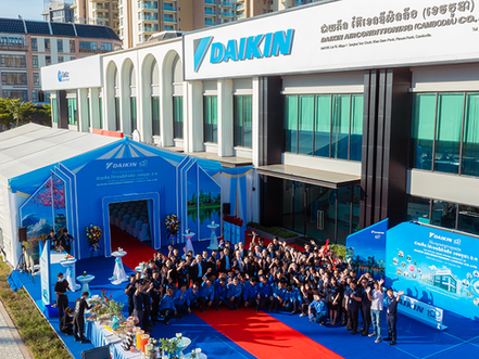 Économie & Investissement : Daikin ouvre un nouveau bureau de vente et de service à Phnom Penh
