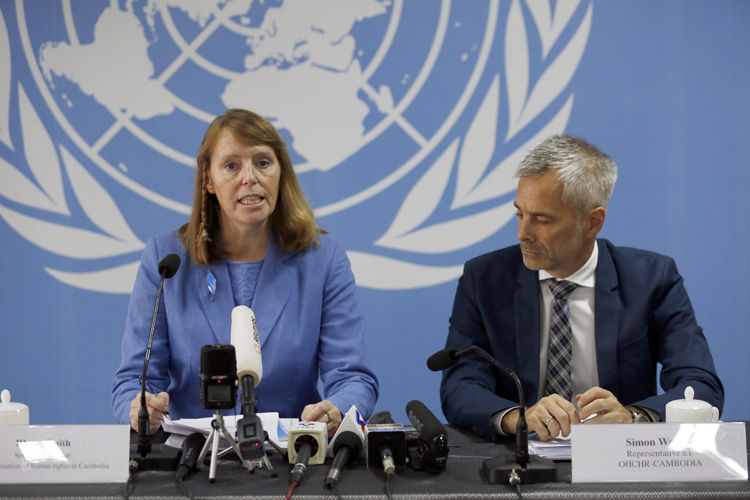 Rhona Smith, rapporteuse spéciale pour les droits de l’homme au Cambodge