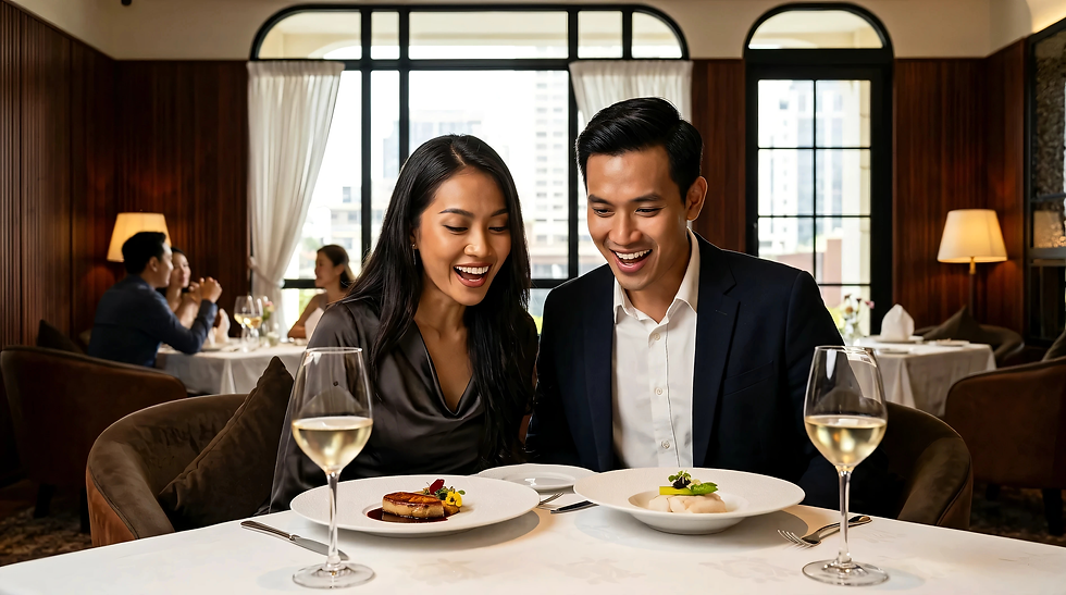 Il y a des repas que l'on oublie dès le dessert posé. Et puis il y a ceux qui vous habitent longtemps après que la dernière bougie s'est éteinte. Le Menu Dégustation du Chef Phyra est de ceux-là.