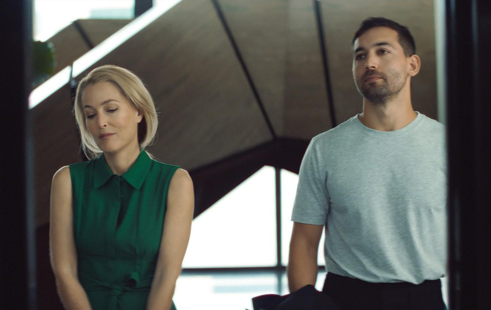 Gillian Anderson et Dali Benssalah