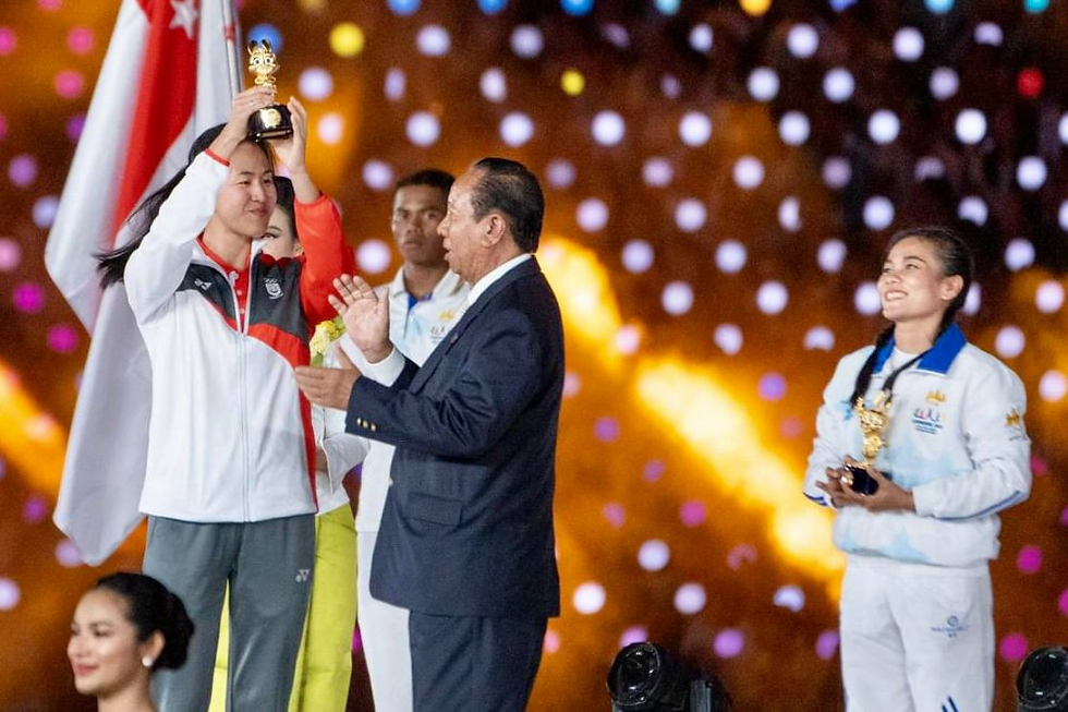 Cérémonie de remise des prix aux meilleurs athlètes