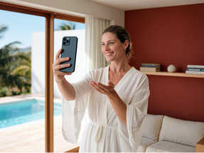 Sabine preaches happy simplicity to 47,000 followers from her lovely condo with shared pool. She has a cleaning lady and only ever travels by air-conditioned taxi. She calls it "living with less."
