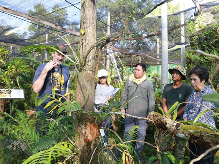 Siem Reap & Coopération : Des experts français en orchidées offrent une formation