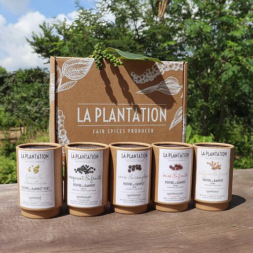 Box of La Plantation peppers 